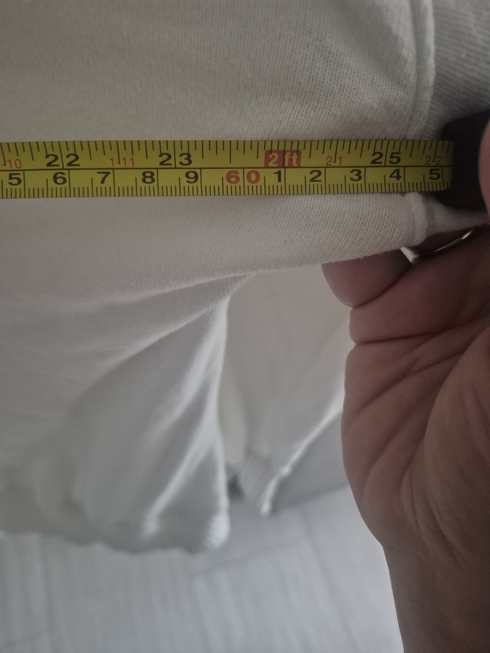 aerie White V-Neck Hooded Pullover - Picture 5 of 5